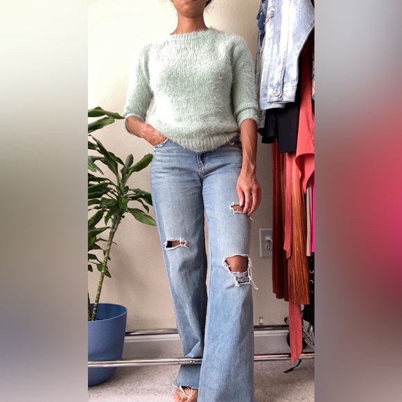 Fuzzy Knit Sweater - Picture 2 of 12